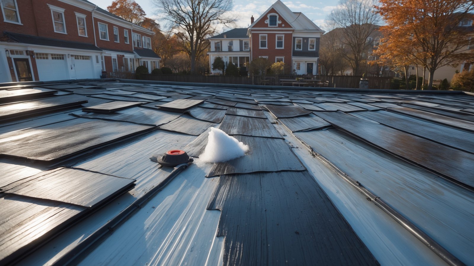 Clean asphalt shingle roof after professional soft washing treatment showing restored appearance