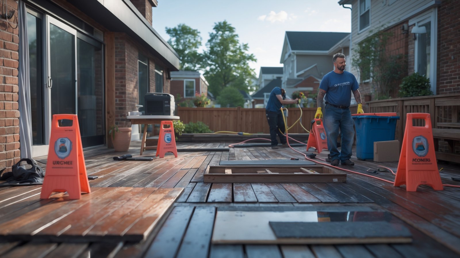 Professional exterior cleaning service washing Connecticut home siding and gutters