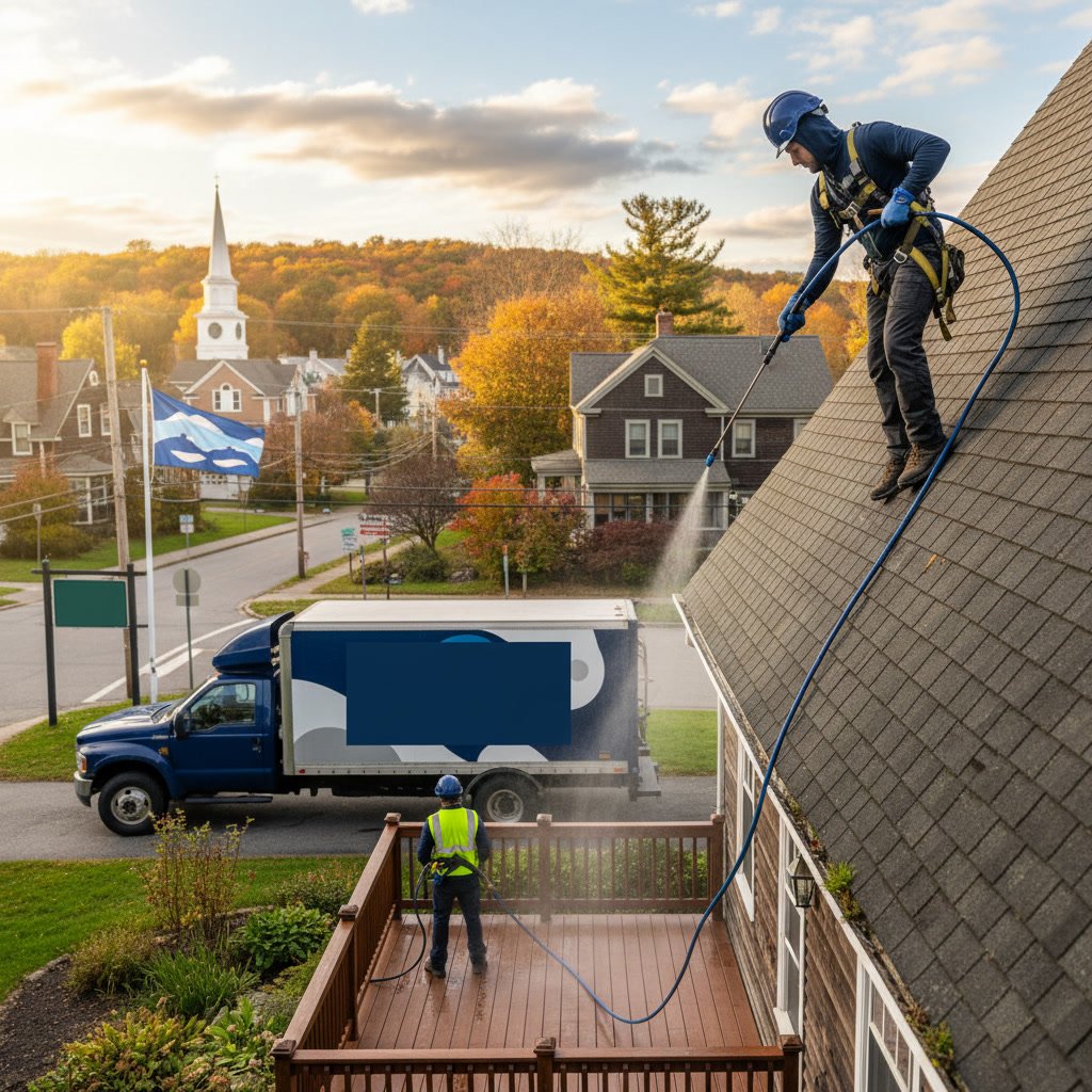 Connecticut home with clean roof meeting insurance maintenance requirements